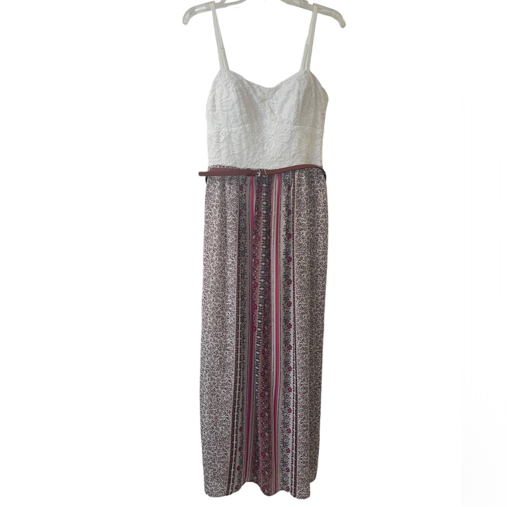 Lily Rose belted maxi dress